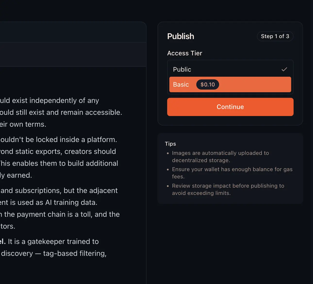 Zing Protocol content editor - compose
